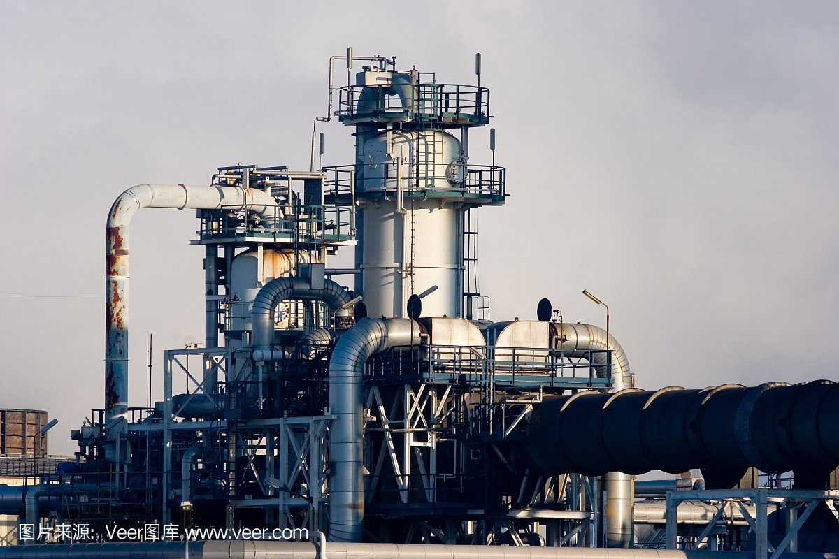 化學工廠的細節